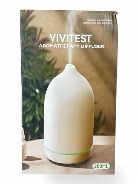 2/$65 NIB Ceramic Aromatherapy Diffuser 200ML Ultrasonic Essential Oil Diffuser